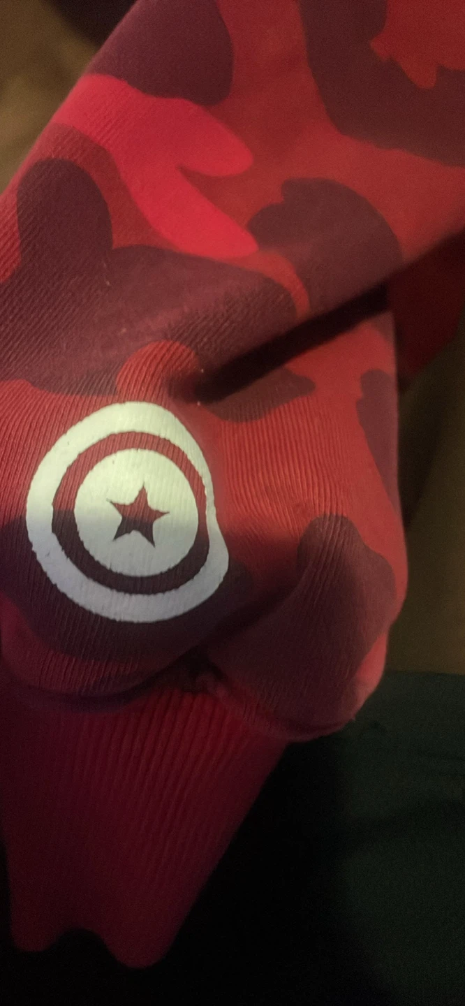 BAPE Red Camo Shark Full Zip Hoodie - photo 3