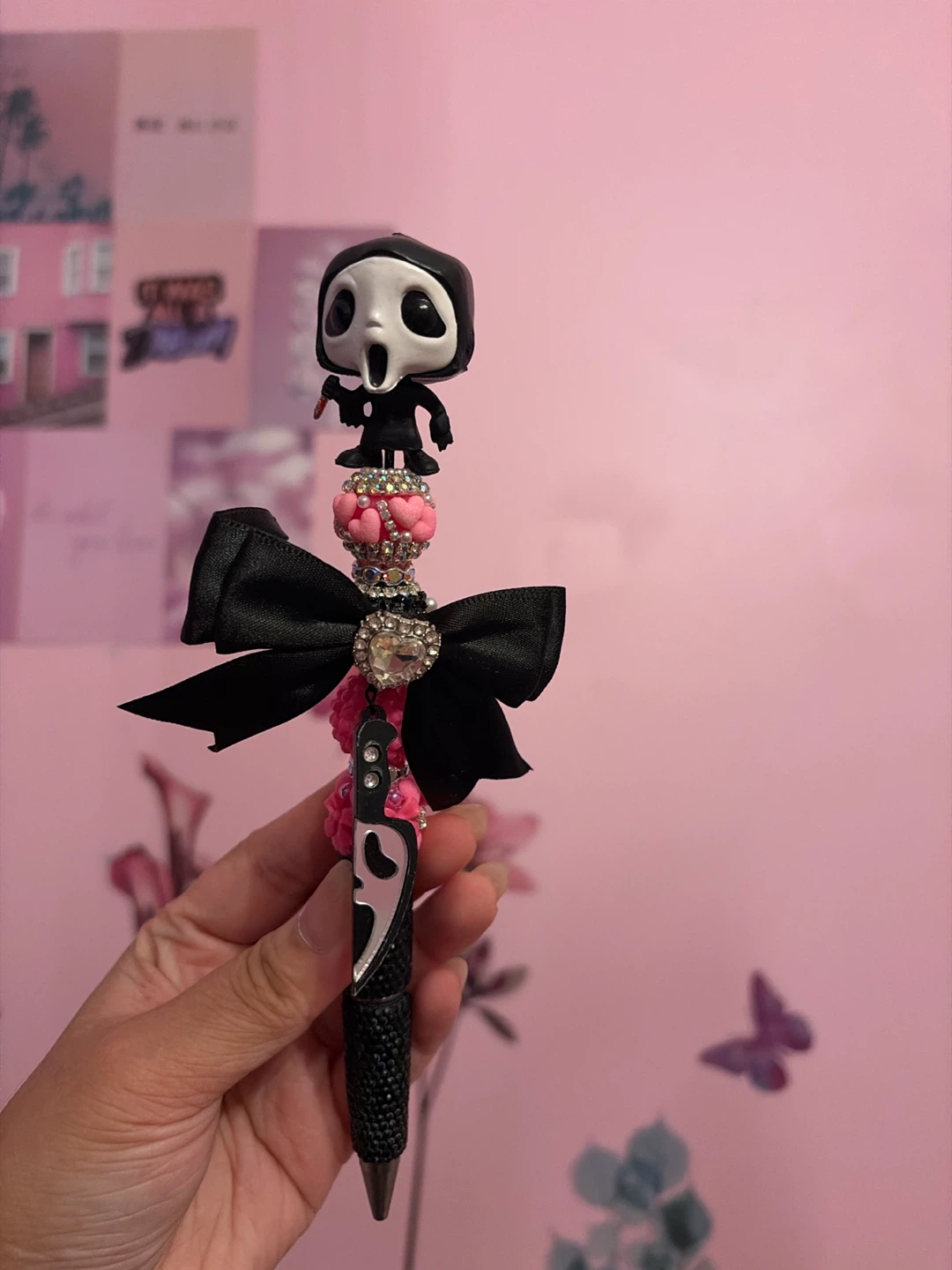 Scream Ghostface Funko Pop Rhinestone Pen
