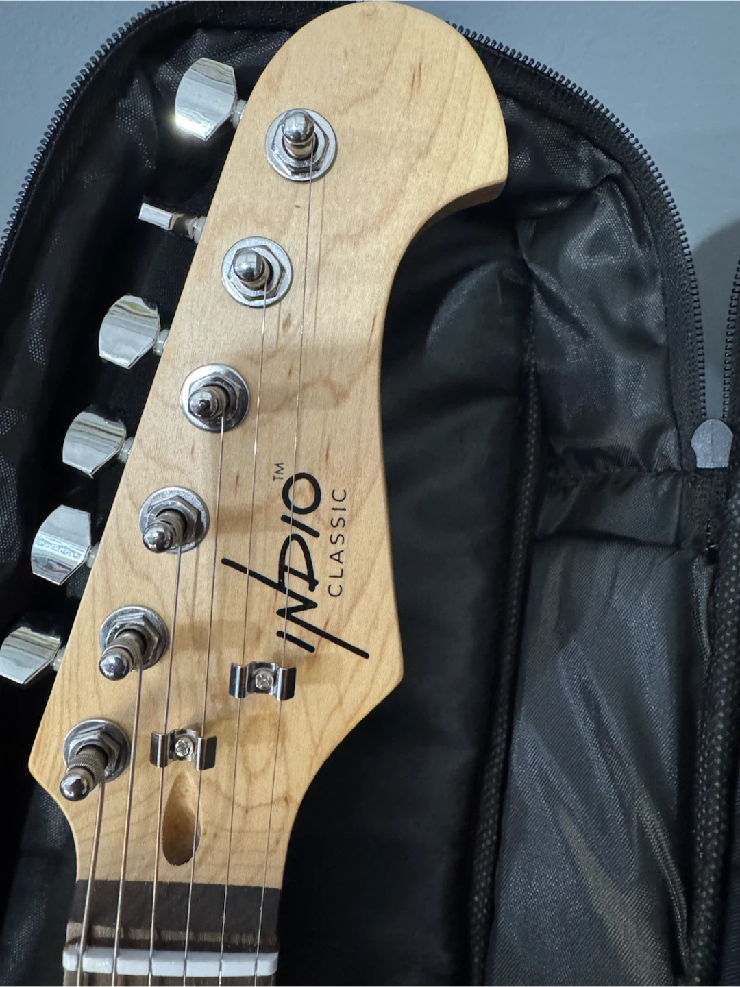 Indio Classic Electric Guitar with Gig Bag - photo 2