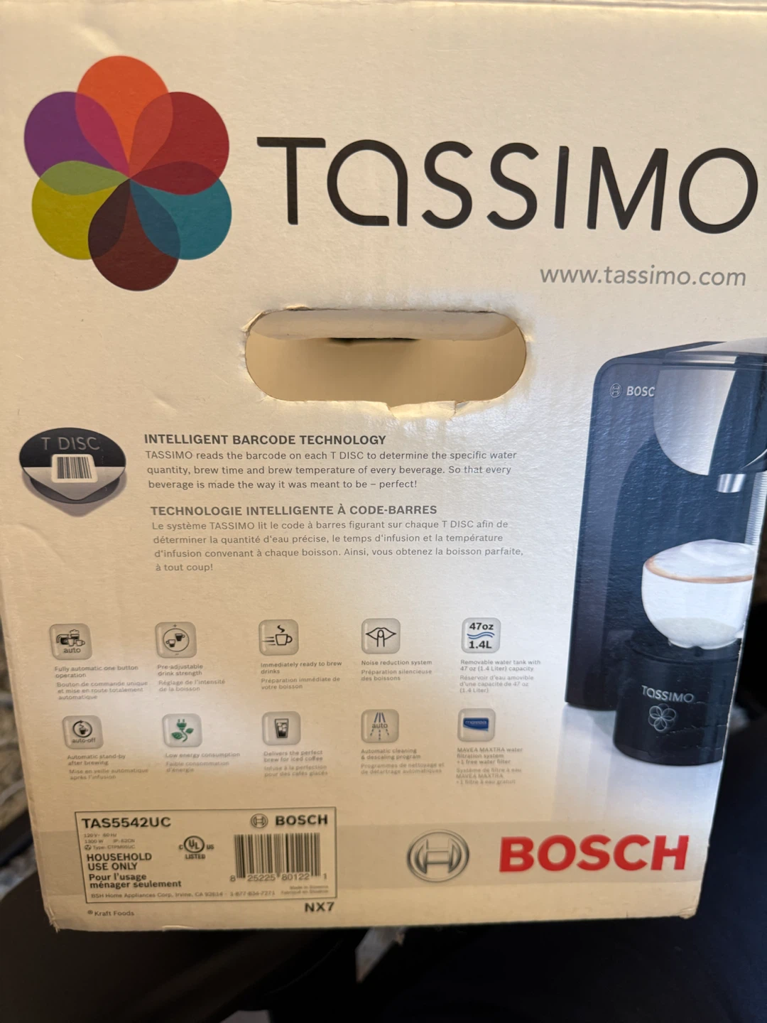 Bosch Tassimo T55 Single Cup Home Brewing System - TAS5542UC - photo 2