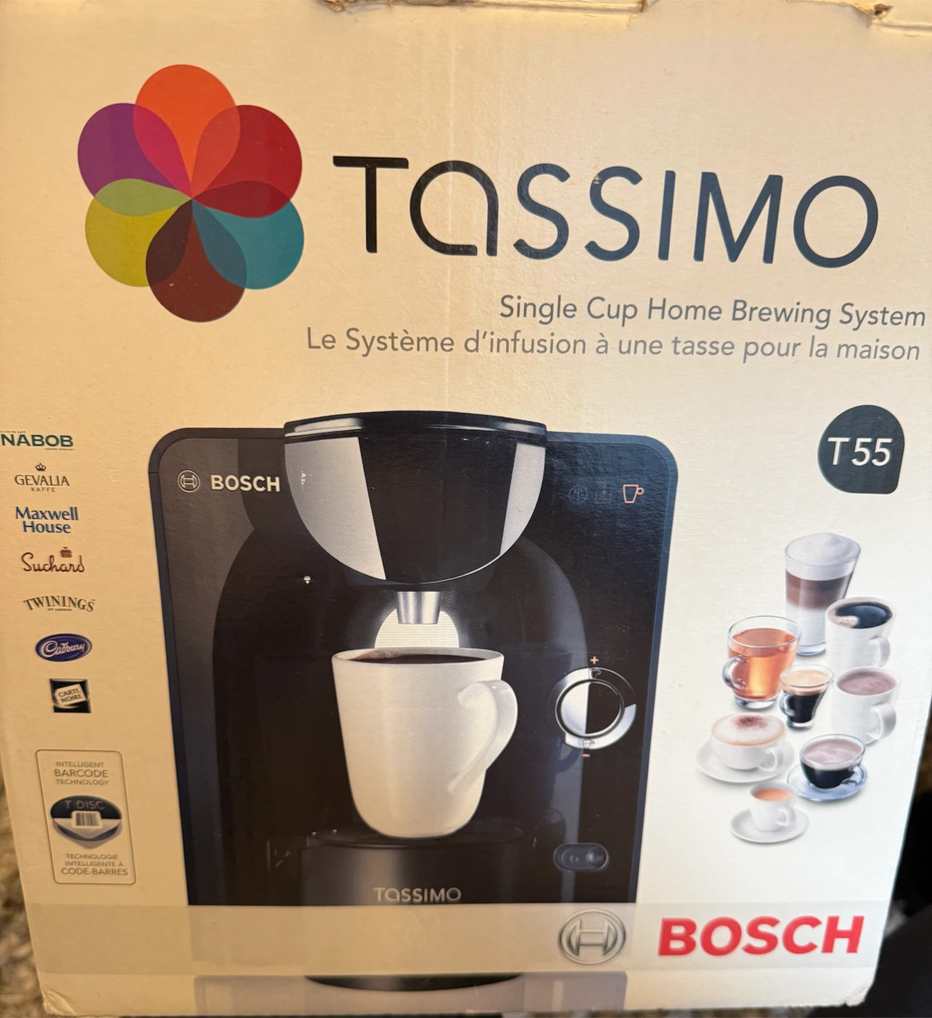 Bosch Tassimo T55 Single Cup Home Brewing System - TAS5542UC - photo 3