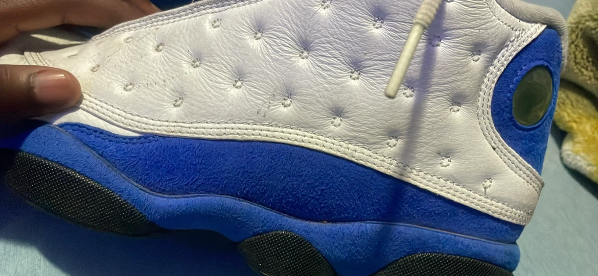 Air Jordan 13 White/Blue Sneakers