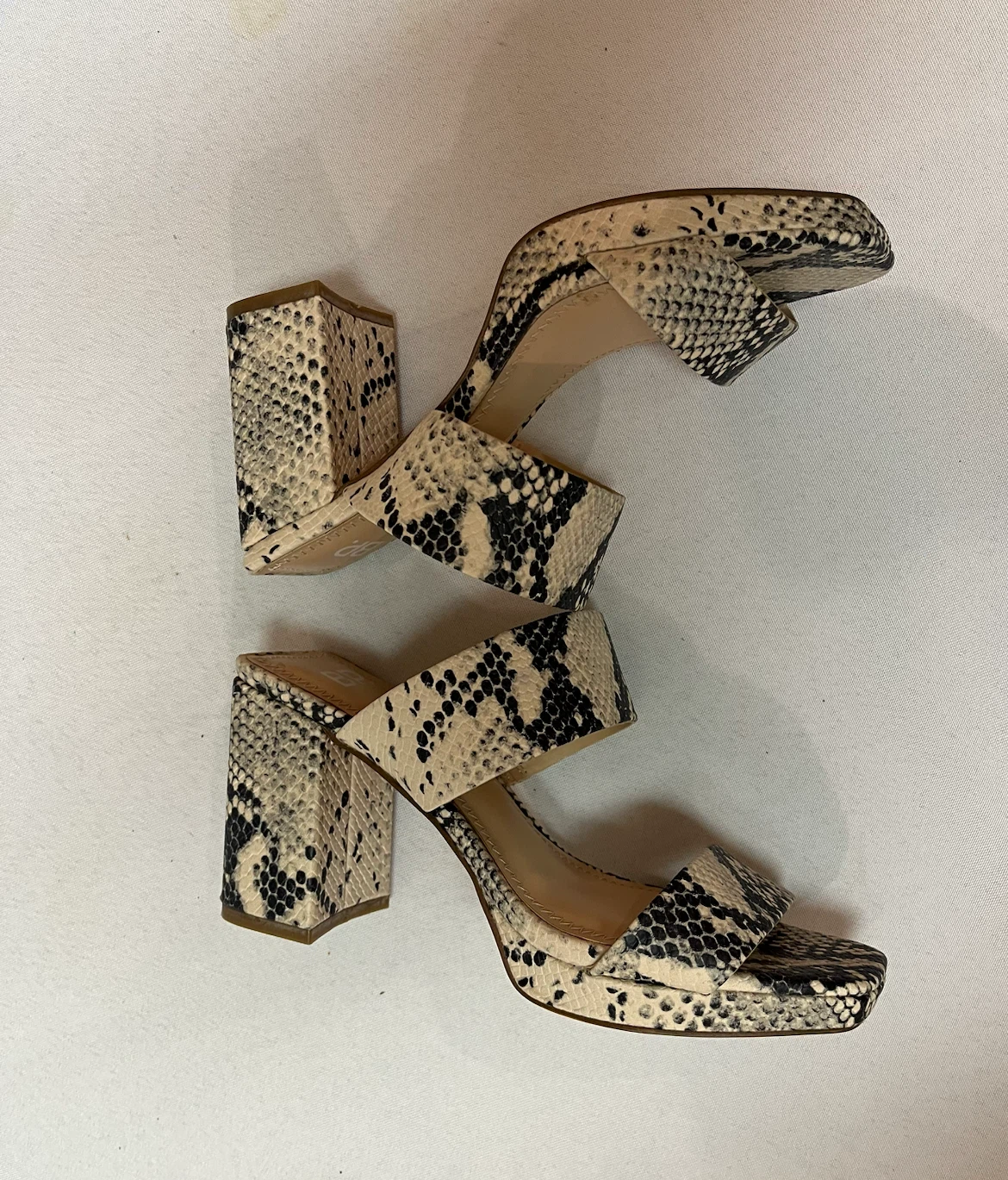 7 - BP. Snake Print Block Heel Mules - photo 3
