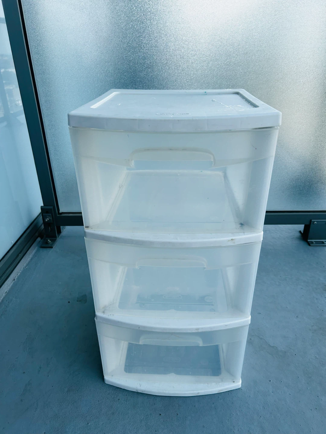 White 3-Drawer Storage Unit - photo 2