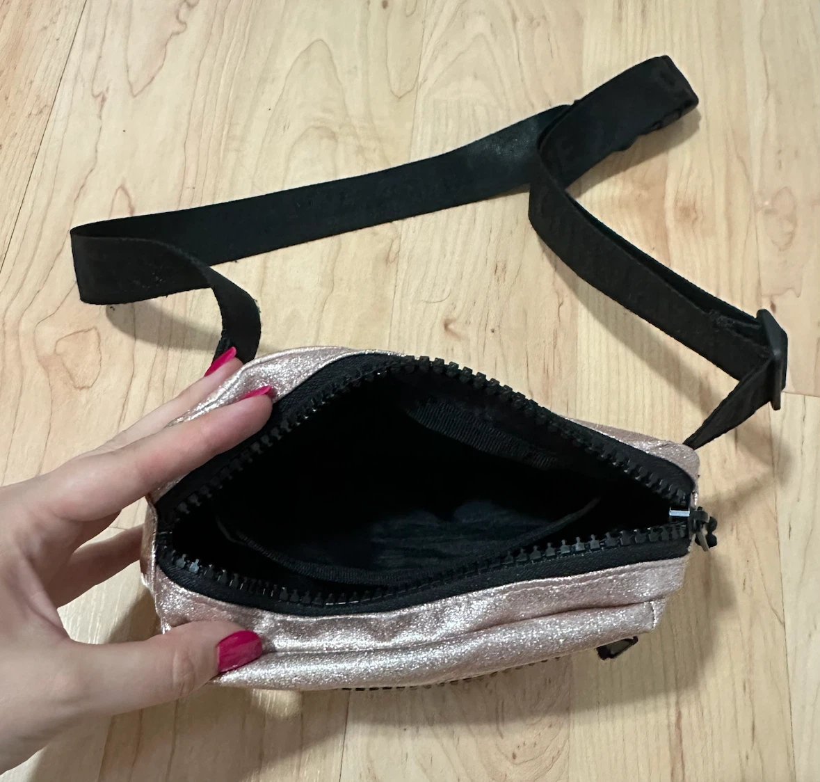 Pink Sparkly Converse Belt Bag - photo 3