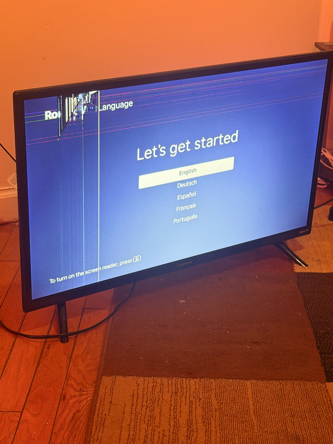 Westinghouse Roku TV - Cracked Screen