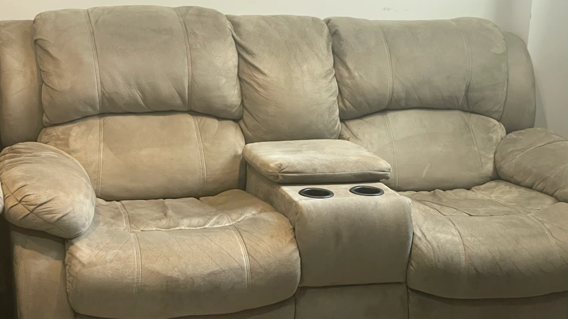 Reclining L shaped Sofa Set - negotiatiable price - photo 2