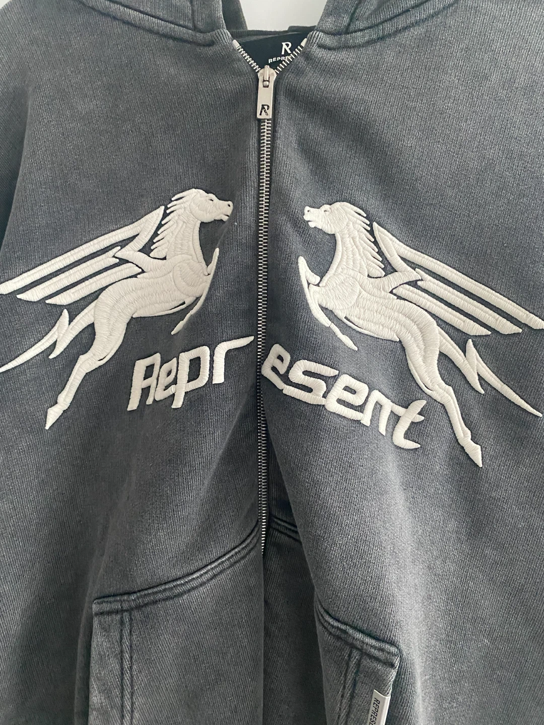 REPRESENT Pegasus Zip-Up Hoodie - photo 3