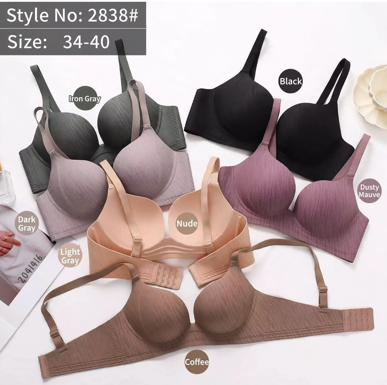 Women's Bra Style No. 2838.    B