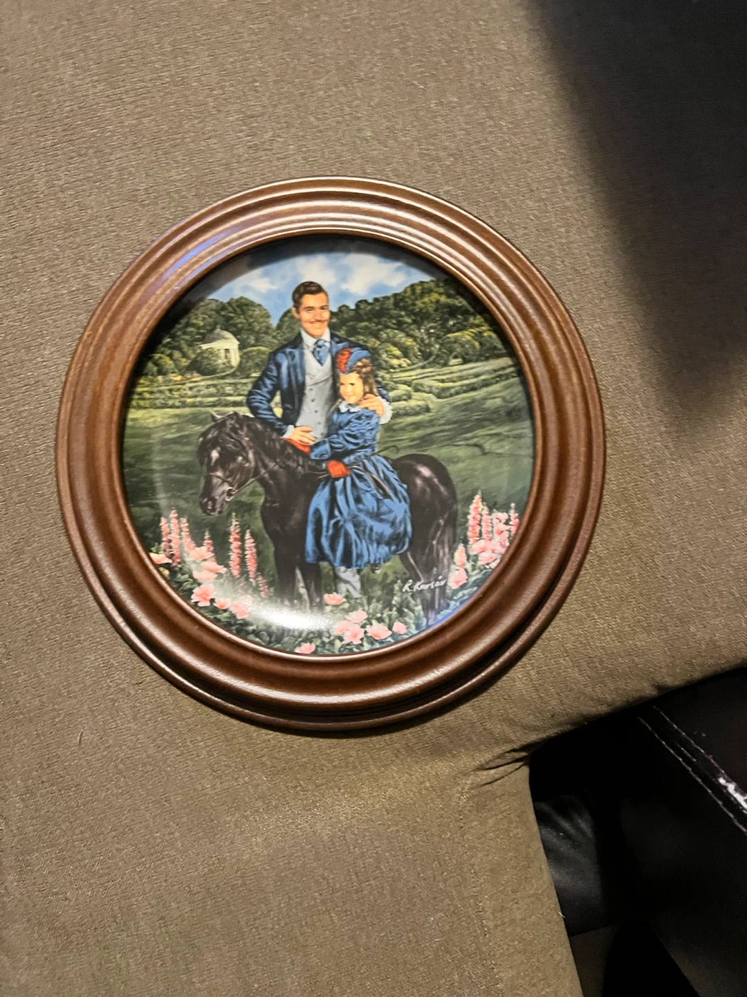 Knowles "Bonnie and Rhett" Collector Plate