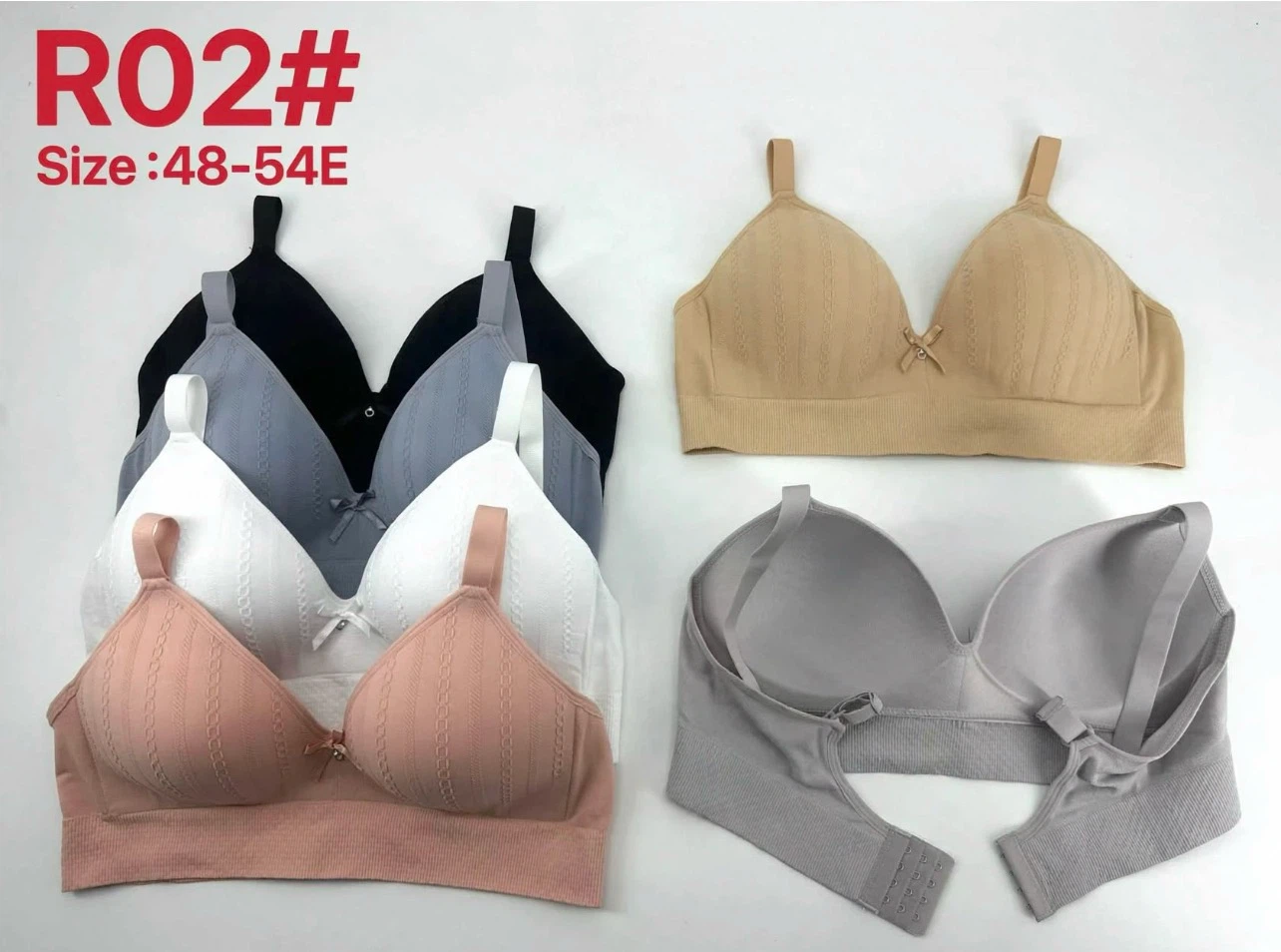 R02# Comfort Bras - Size 48-54E