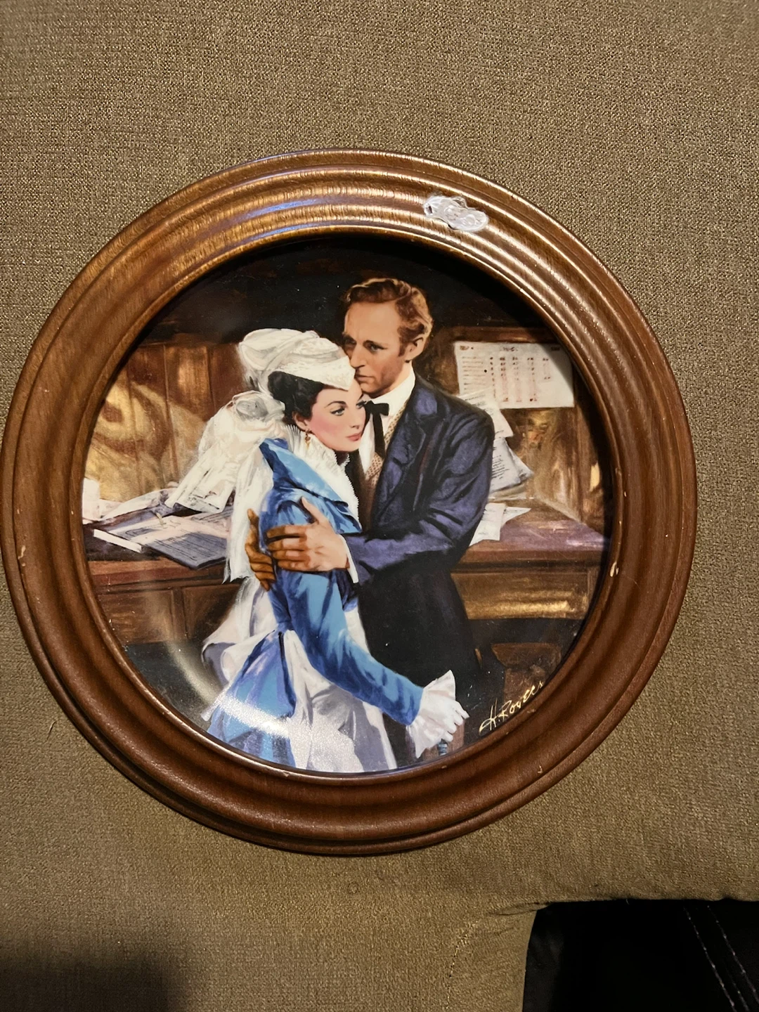 Gone With The Wind "A Guinevere Moment" Collector Plate