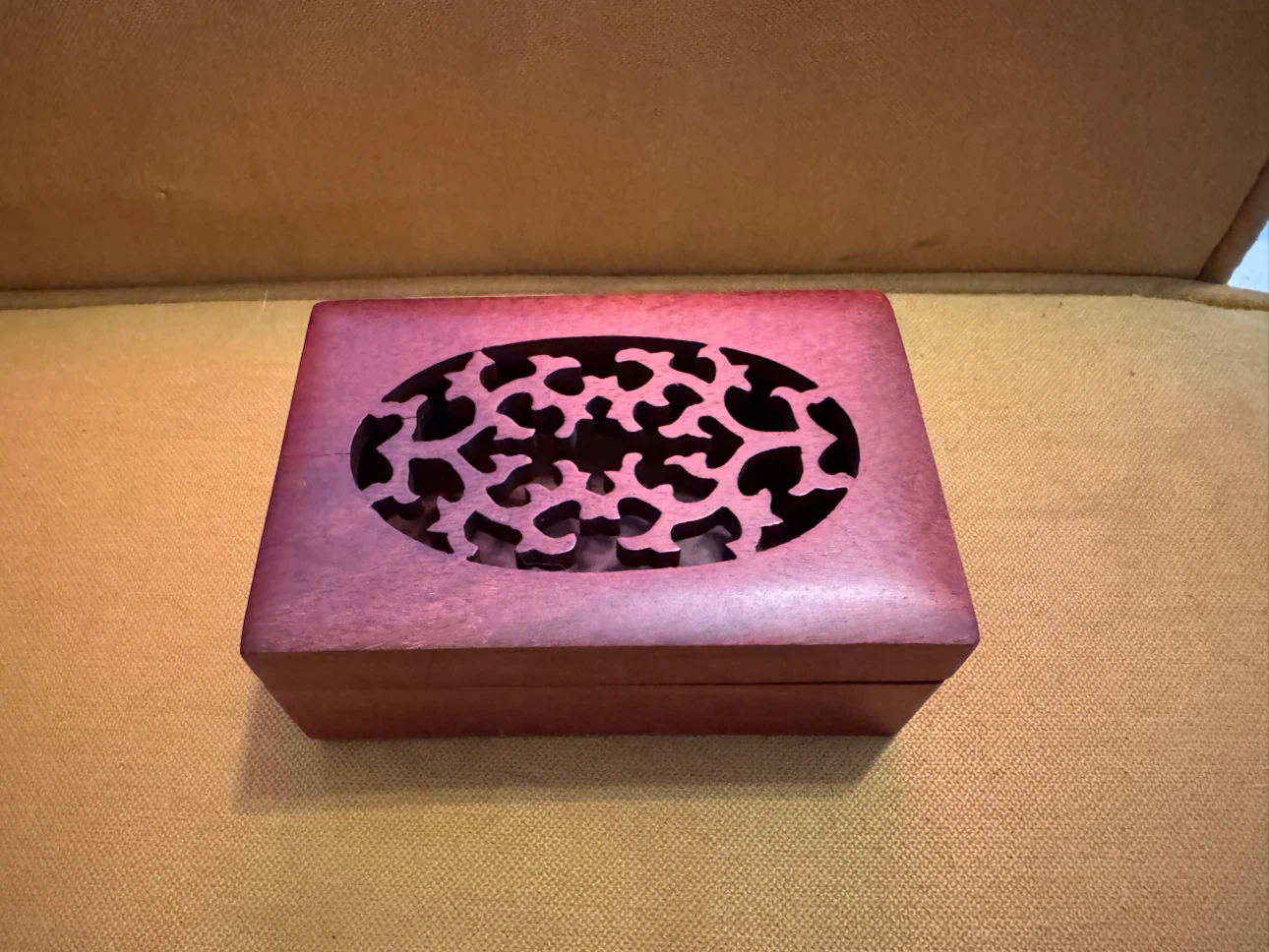 Wooden Hinged Decorative Box