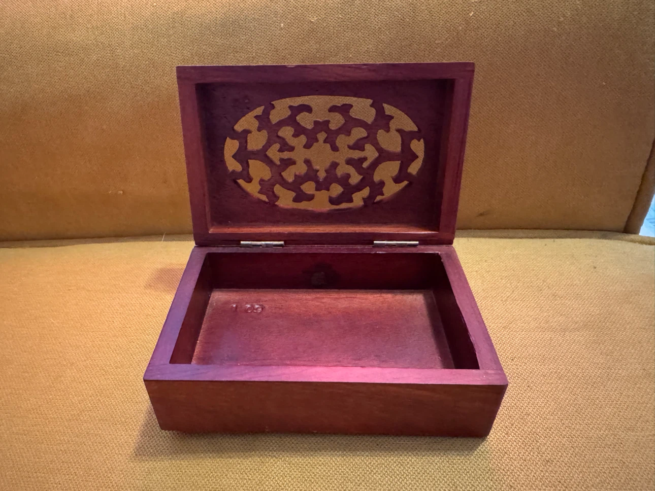 Wooden Hinged Decorative Box - photo 3