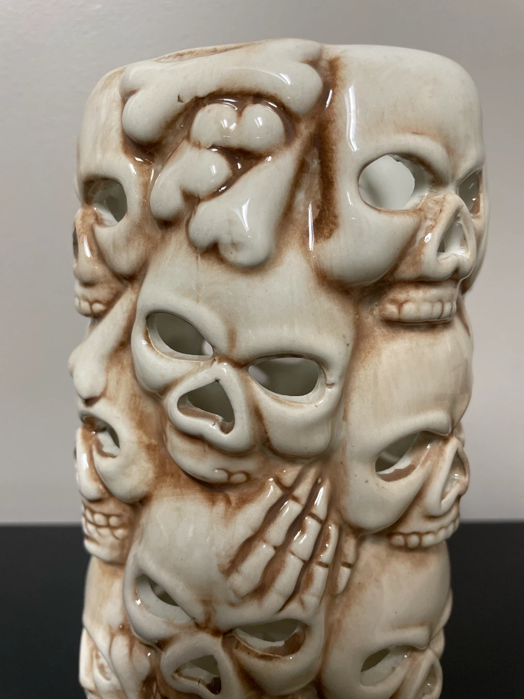Skull Ceramic Lantern - photo 2