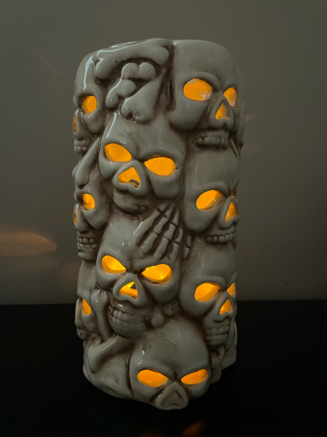 Skull Ceramic Lantern - photo 4