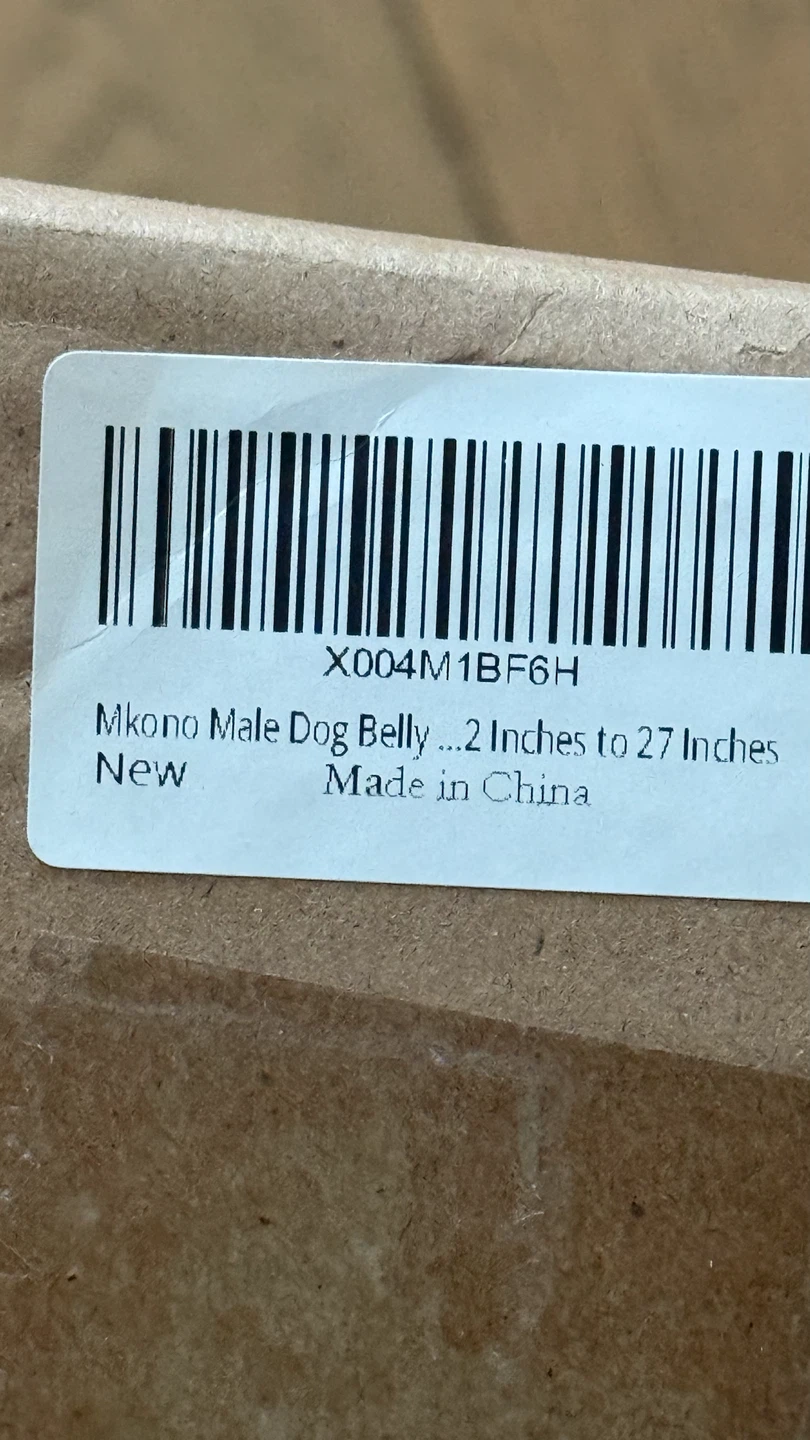 NEW! Mkono Male Dog Belly Bands - 3 Pack - photo 5
