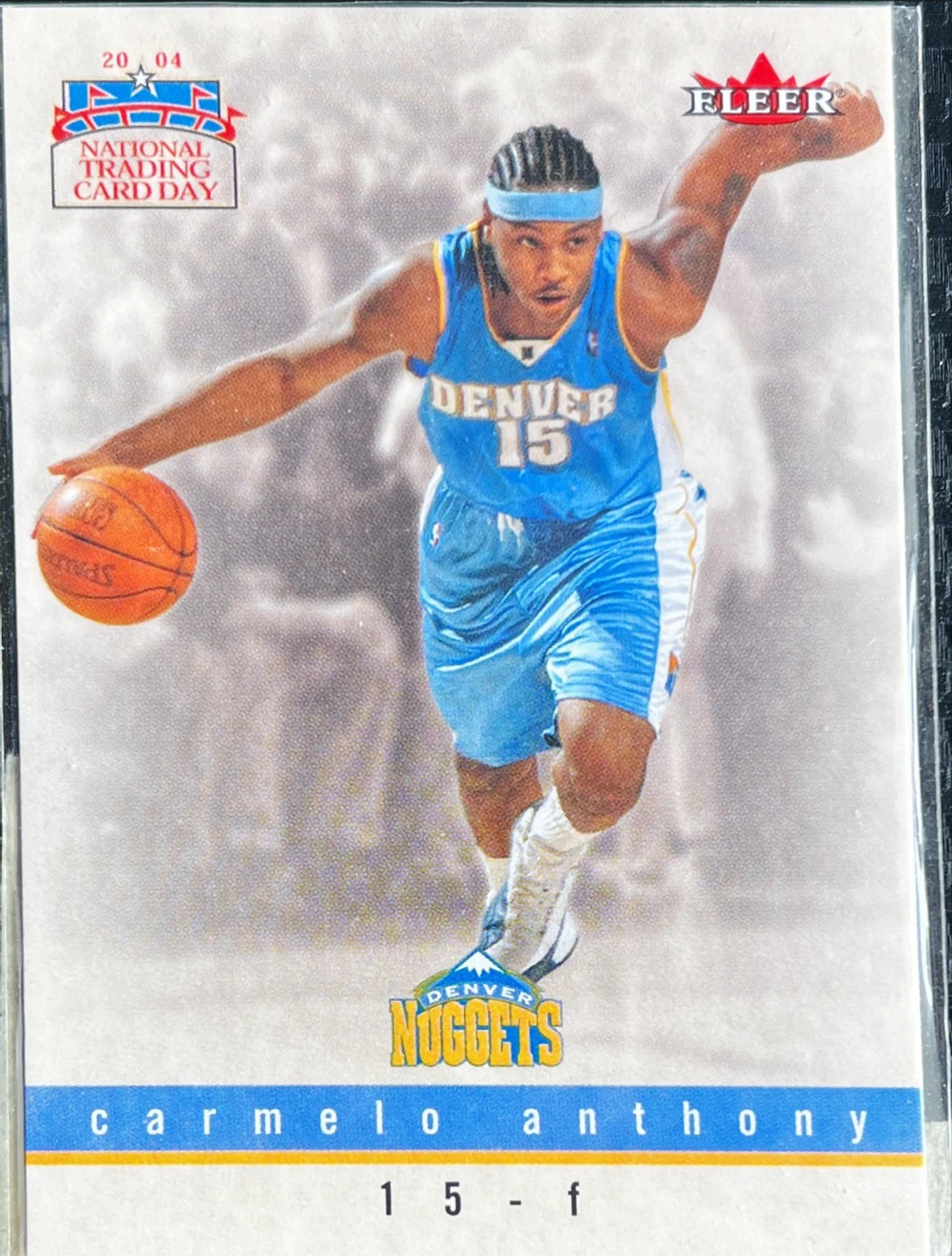 Carmelo Anthony Denver Nuggets Jersey and Trading Card - photo 3