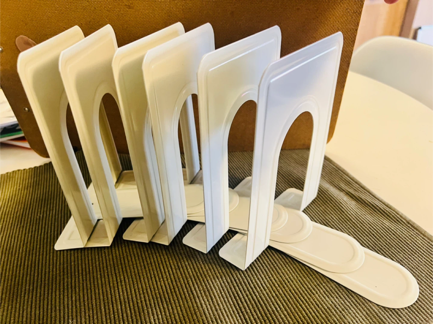 White Bookends - Set of 6