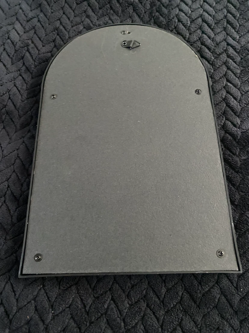 Set of 2 Arched Black Framed Mirrors - photo 3