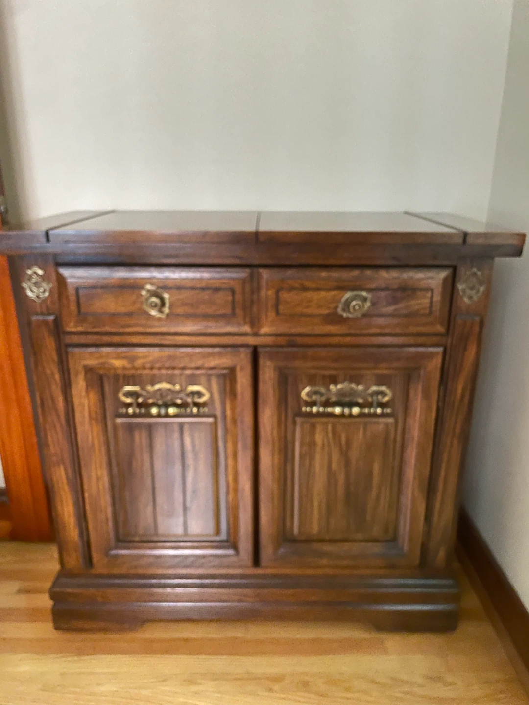 Vintage serving sideboard solid wood