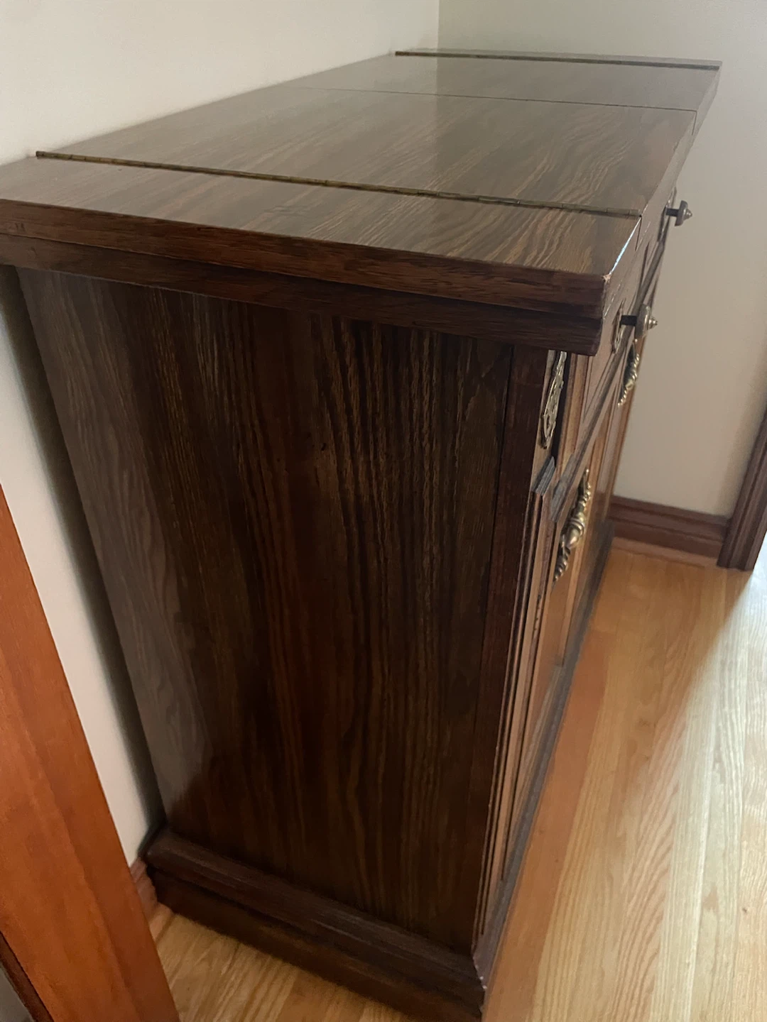 Vintage serving sideboard solid wood - photo 4
