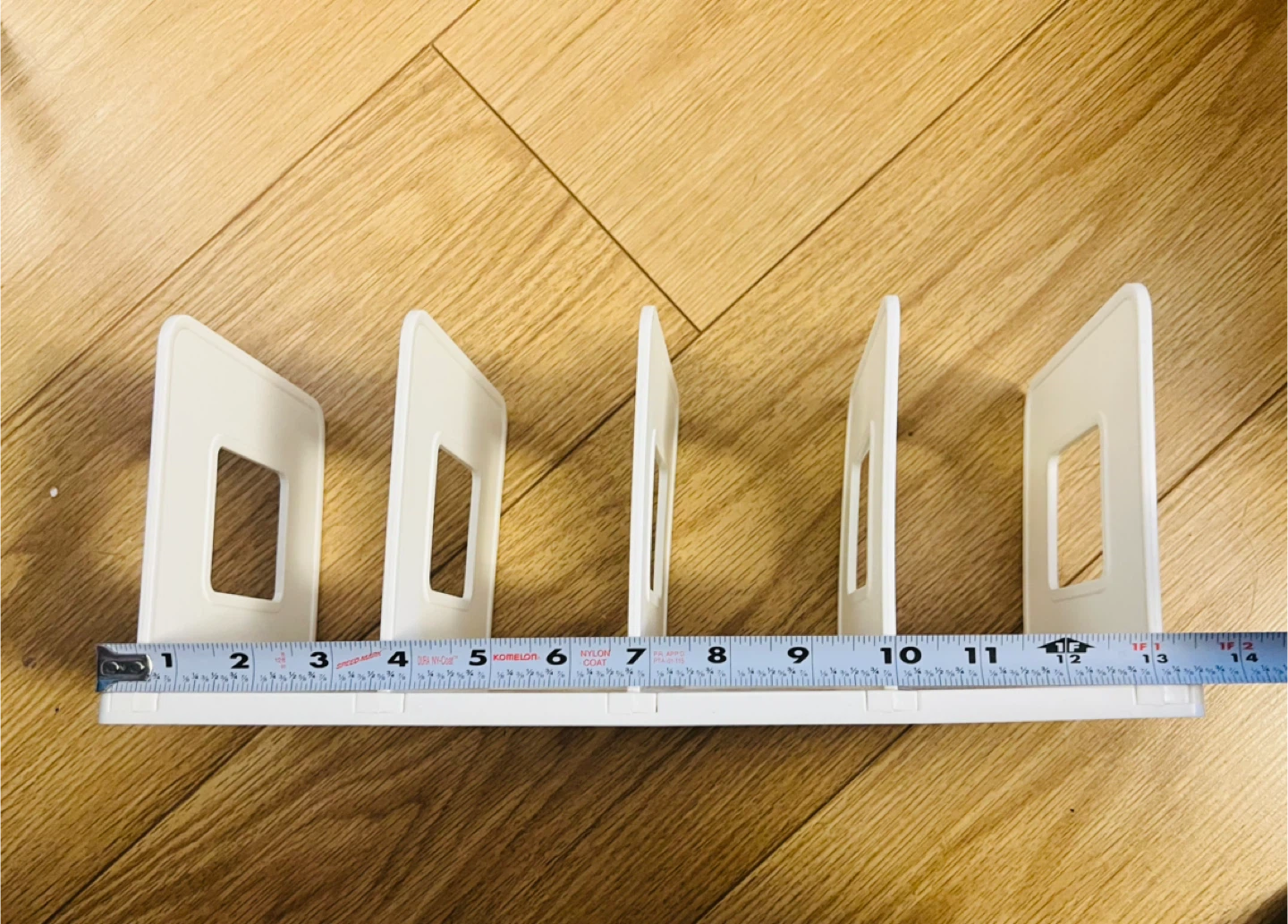 White Plastic file holder