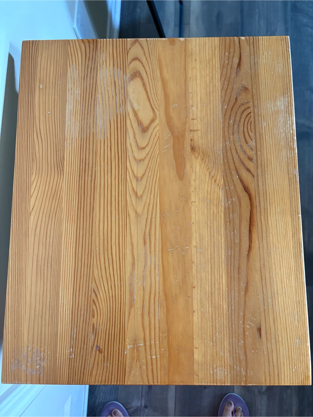 Wooden Nightstand with Drawer