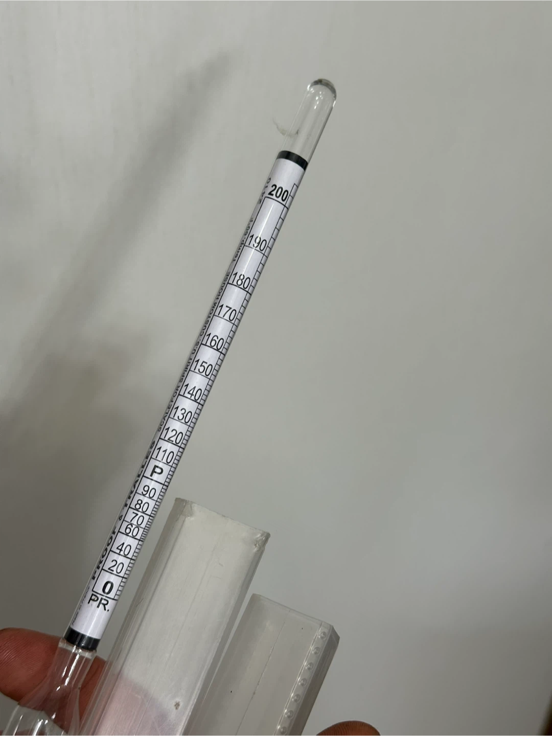 French-made U.S. Custom House Proof & Tralles hydrometer - photo 3