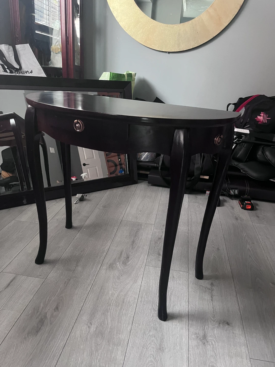 Wooden Console Table - photo 5