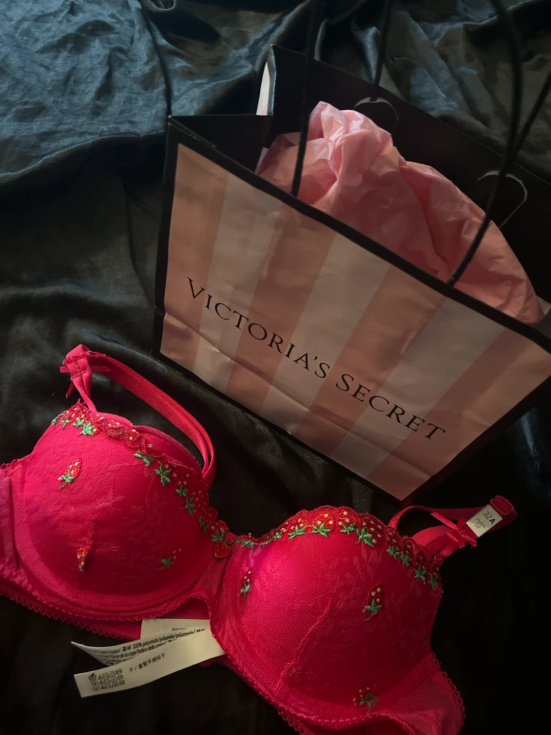 Victoria secret strawberry bra