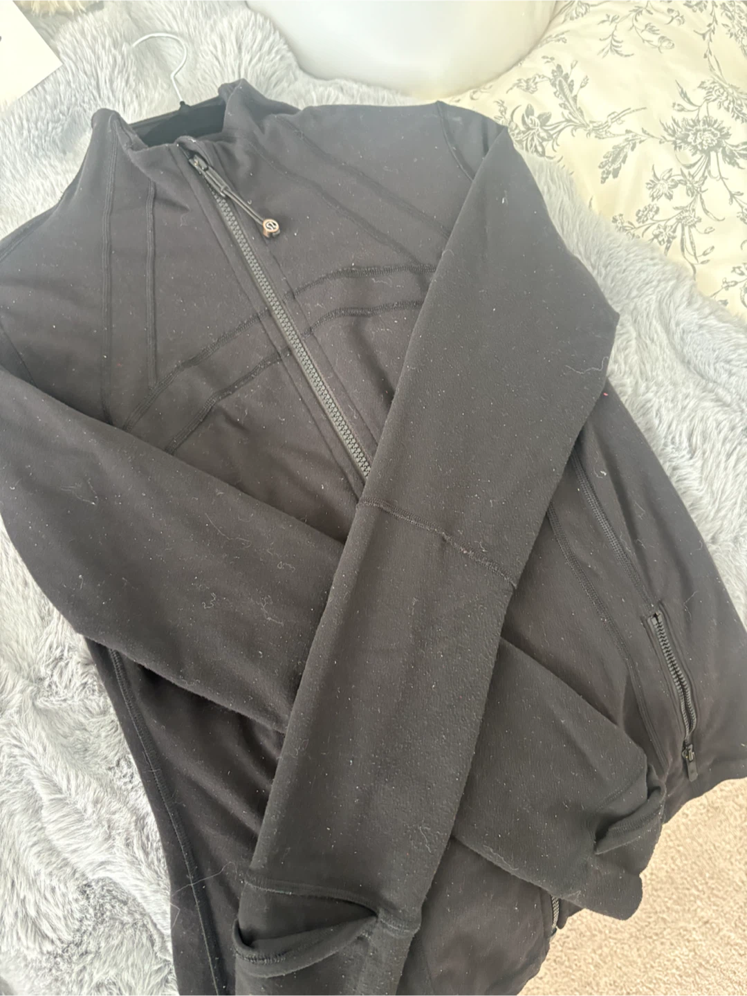 Lululemon Athletica Black Zip-Up Jacket