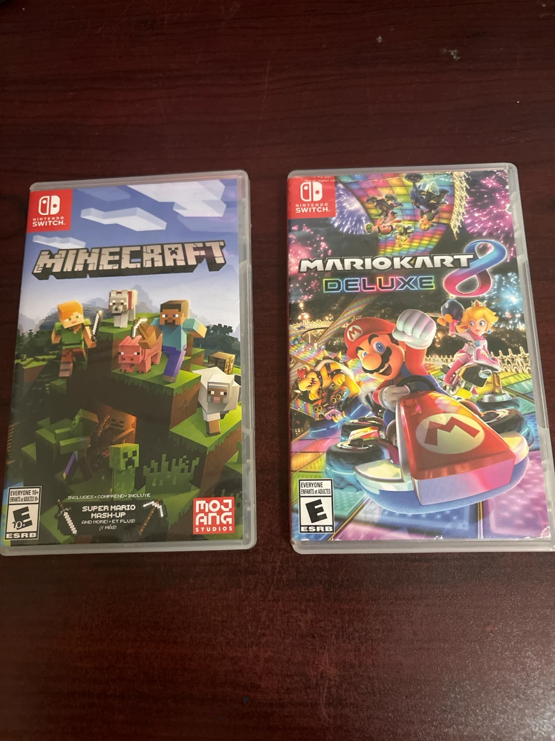 Mariokart 8 deluxe & Minecraft