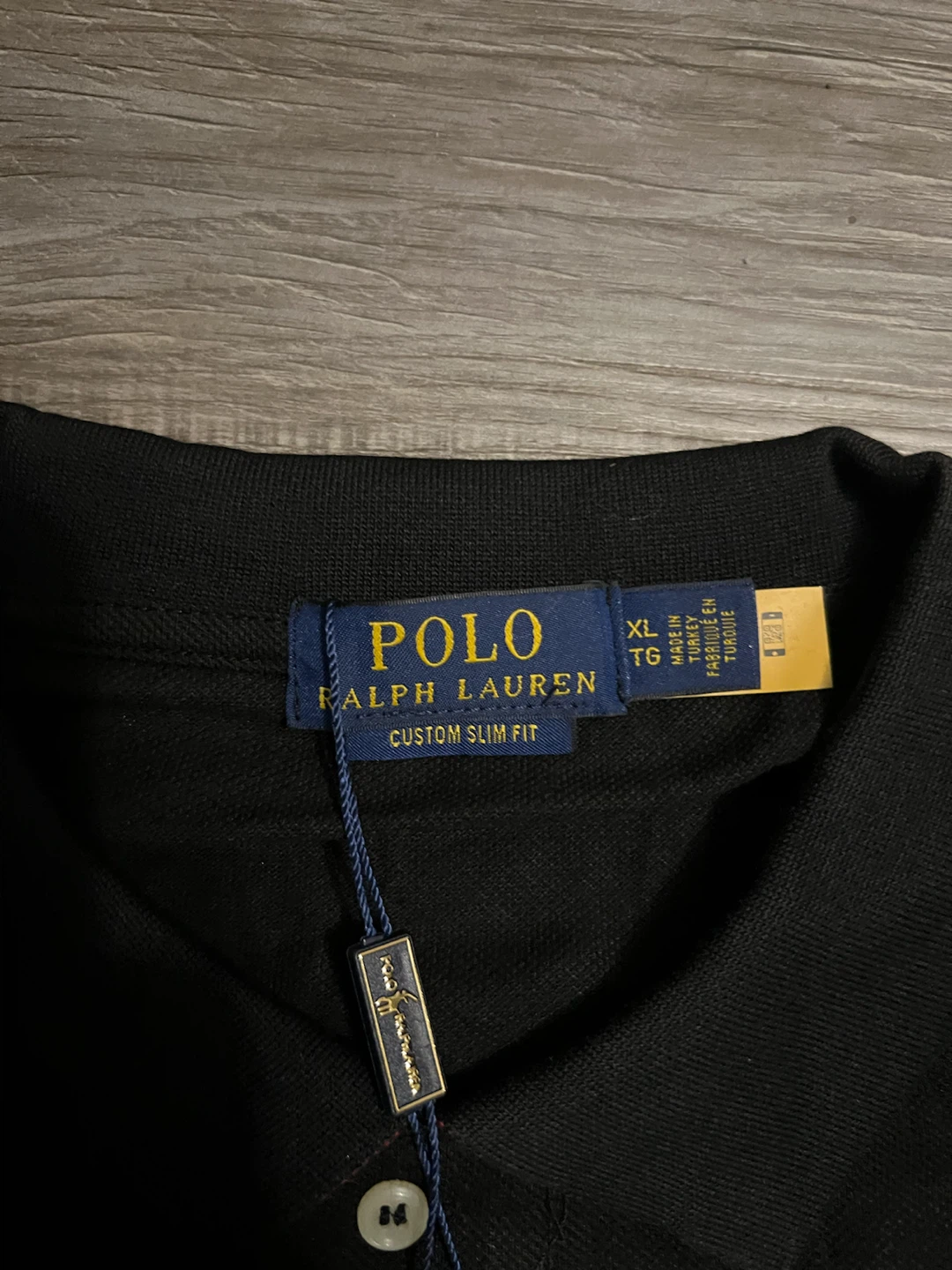 Polo Ralph Lauren Chicago Custom Fit Polo Shirt XL Black - photo 3