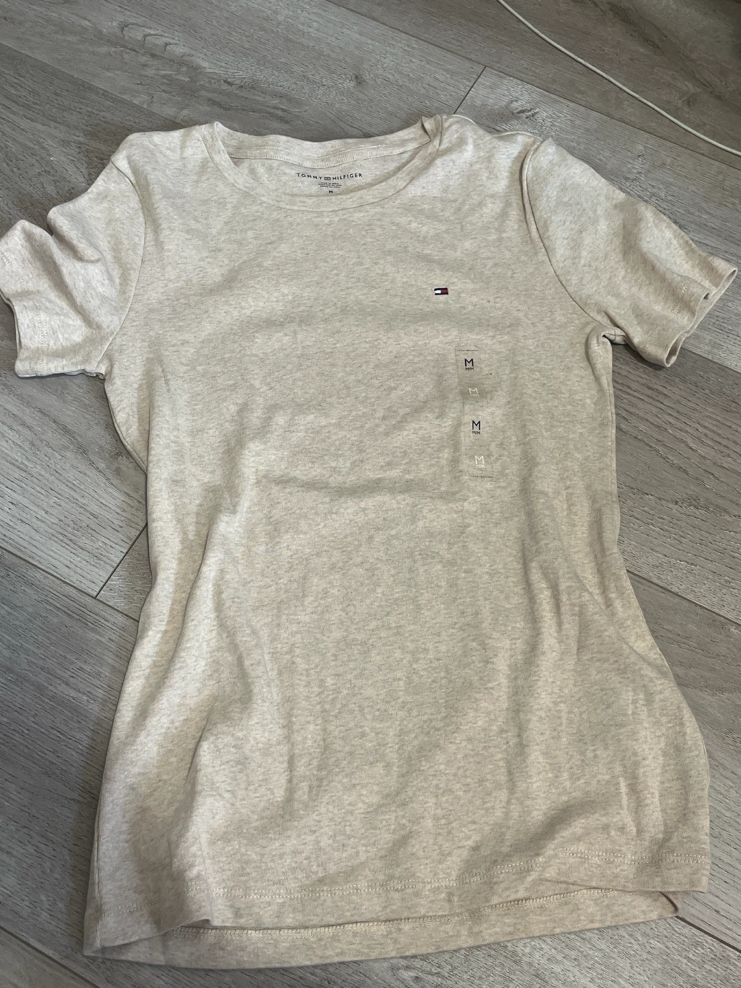 Tommy Hilfiger T-Shirt - Beige - Size M