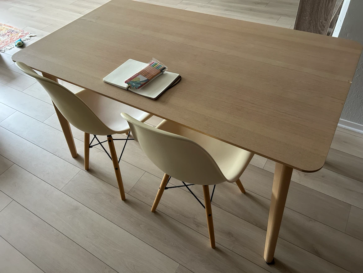 IKEA LISABO Dining Table with 2 Chairs - photo 2