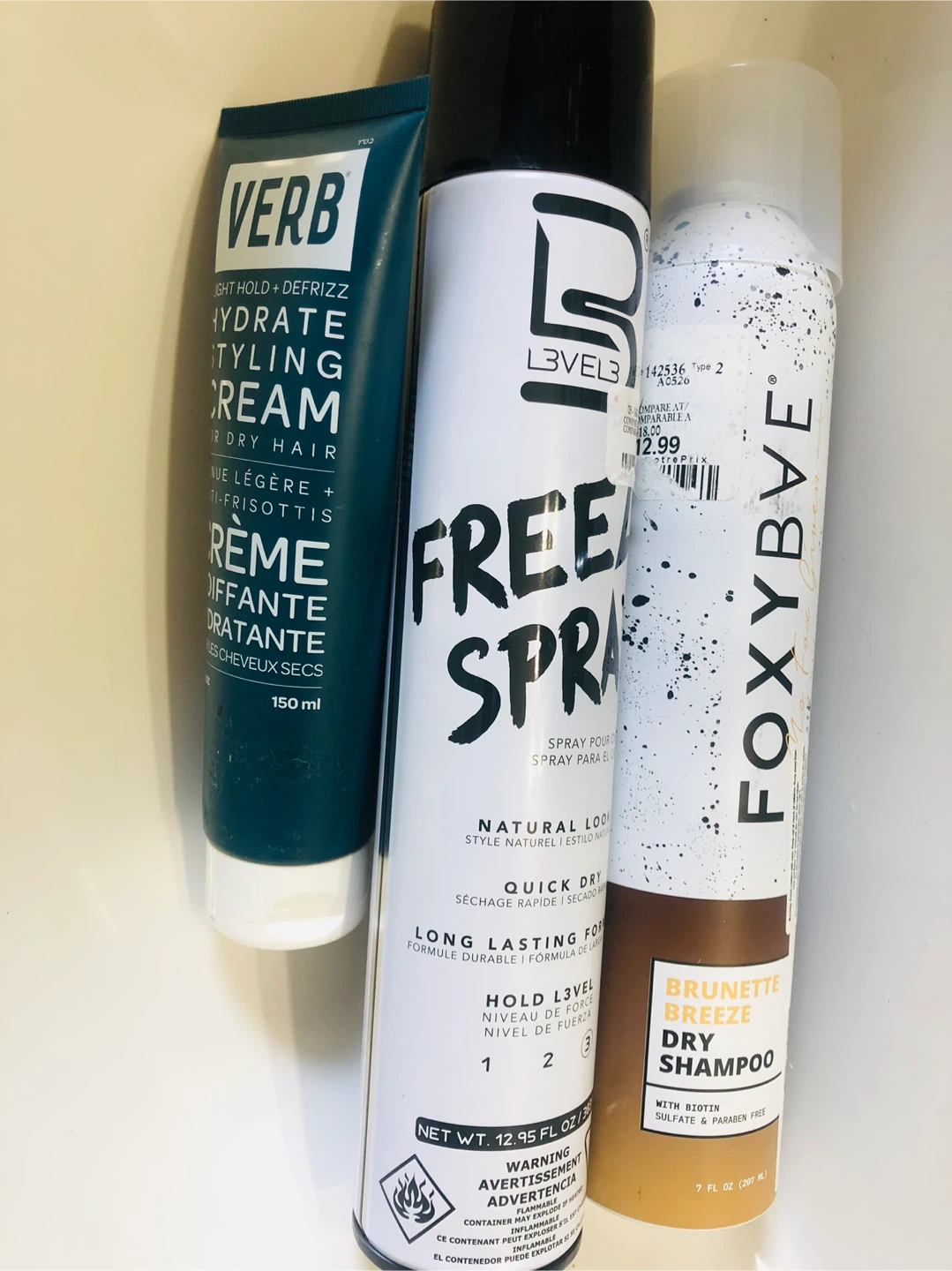 NEW FoxyBae Dry Shampoo, Verb Styling Gel & Hairspray