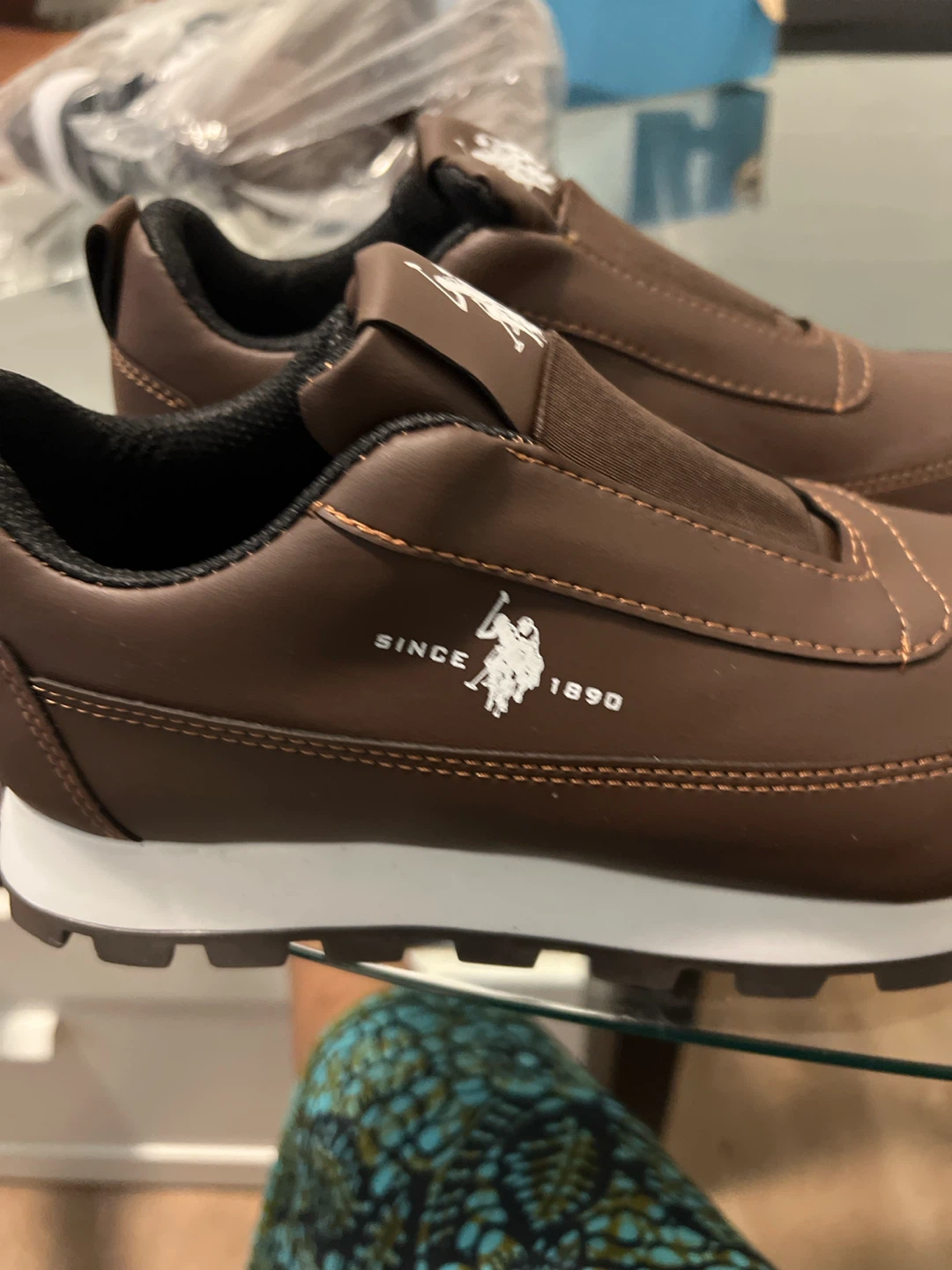 U.S. Polo Assn. Brown Slip-On Shoes - photo 2