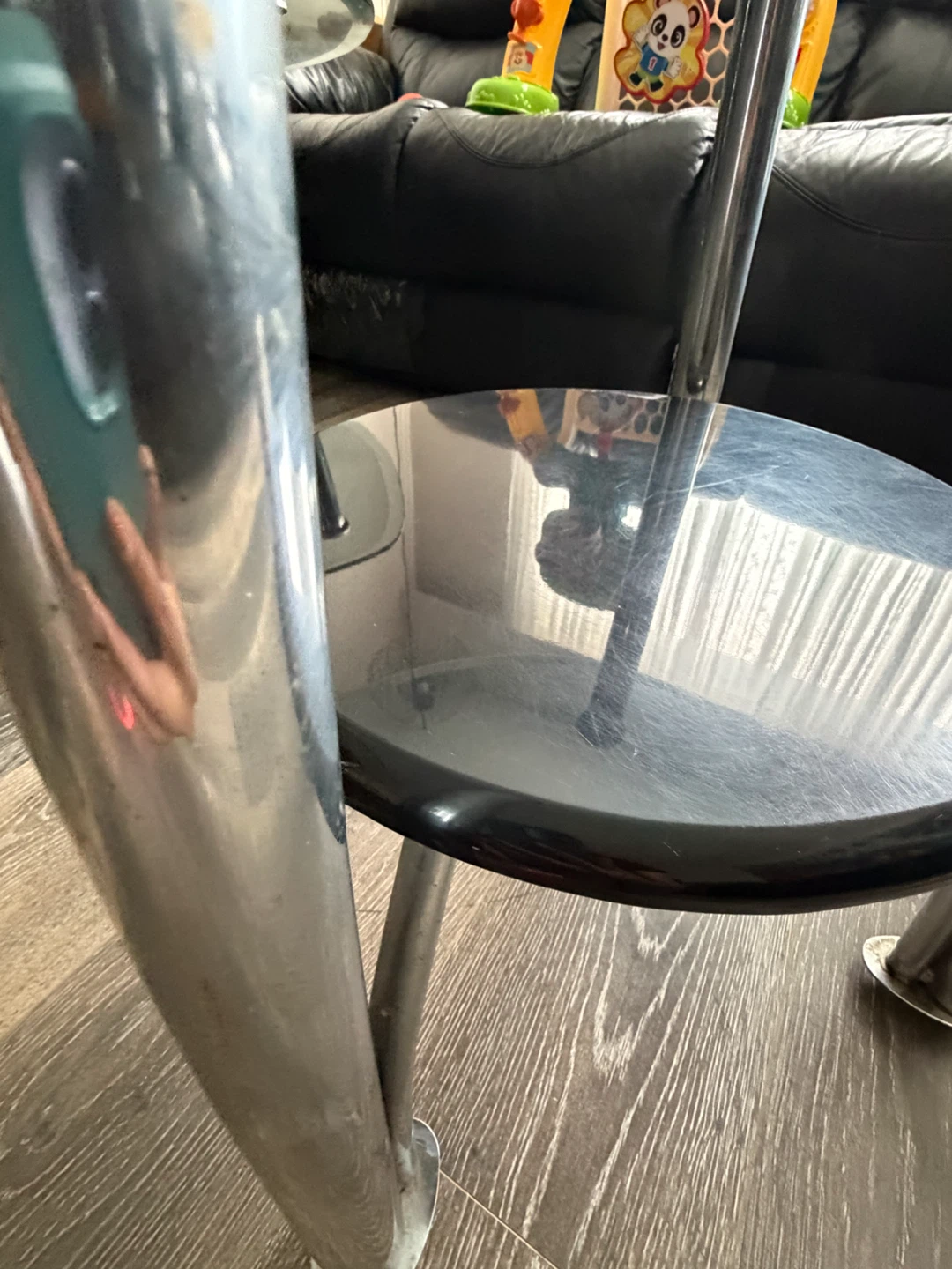 Glass top coffee table set - photo 4