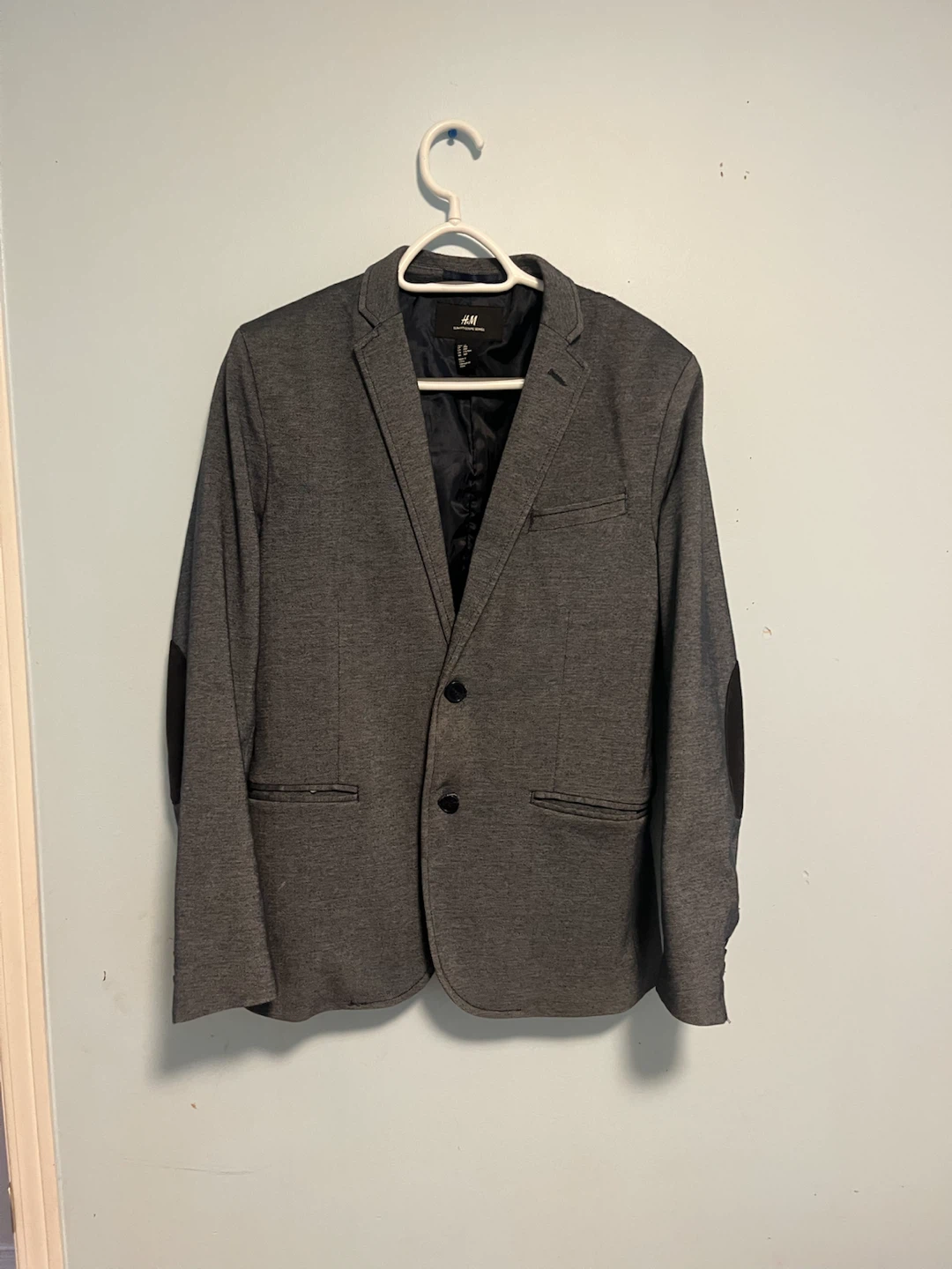 H&M Slim Fit Blazer - Grey - 38R