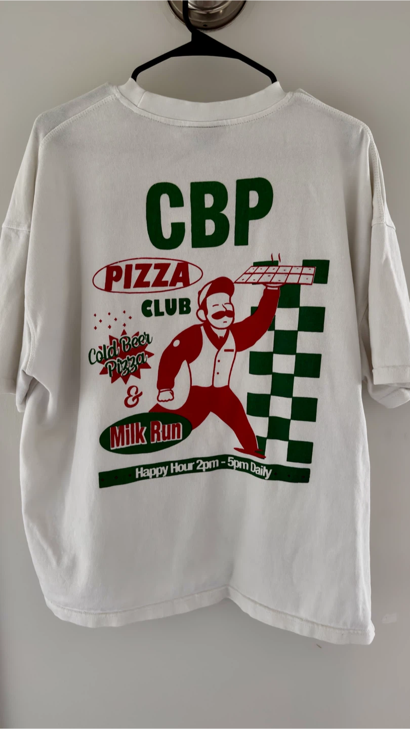 Milk Run x Cold Beer Pizza Shirt