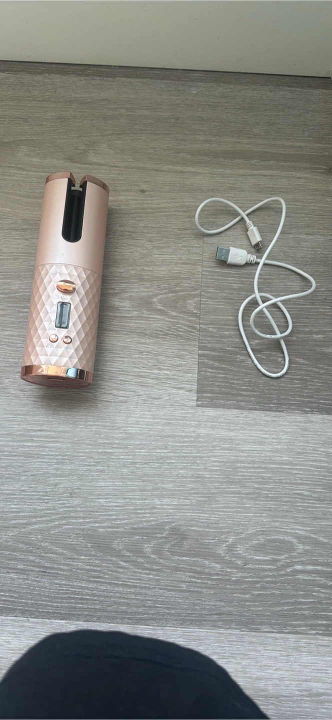 Automatic Hair Curler with USB Charging Cable