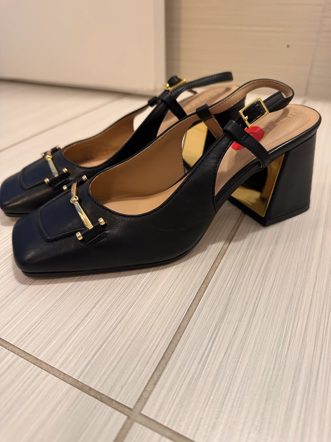 Ted Baker Black Slingback Block Heels Size 6. Worn once.