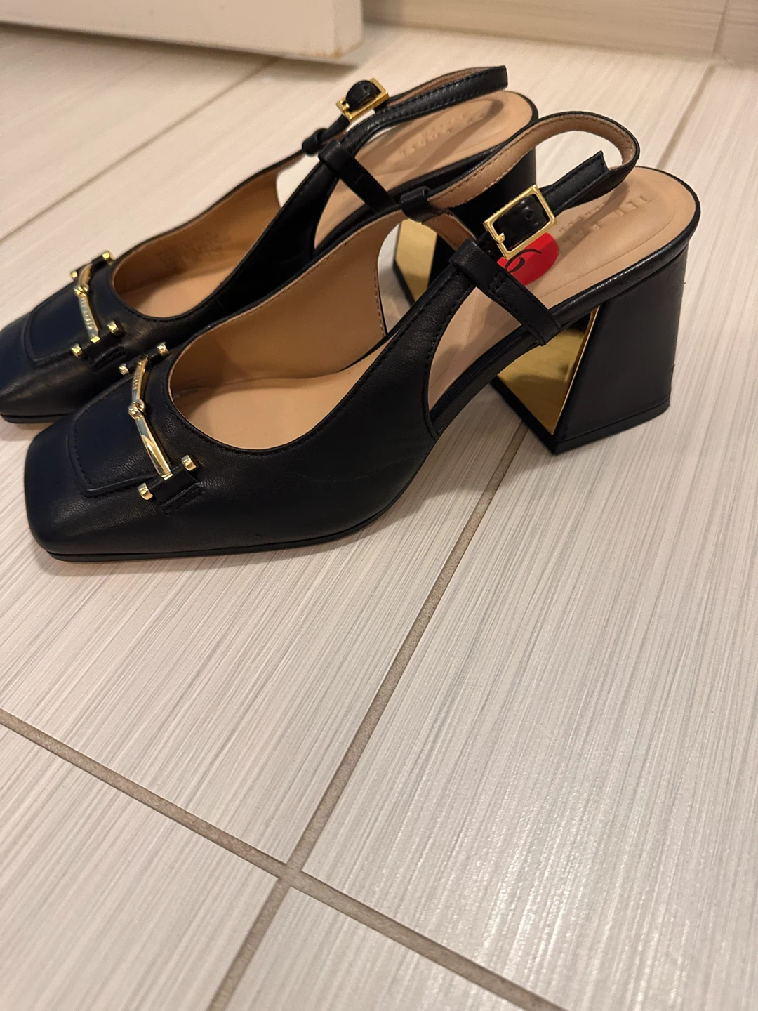 Ted Baker Black Slingback Block Heels Size 6. Worn once. - photo 2