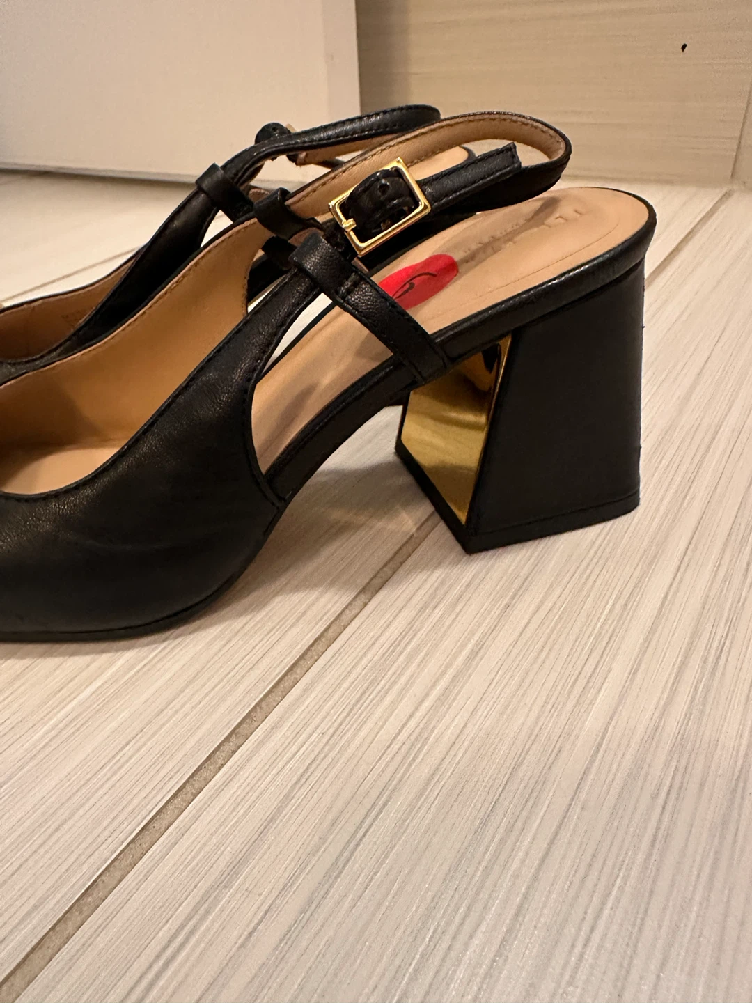 Ted Baker Black Slingback Block Heels Size 6. Worn once. - photo 3
