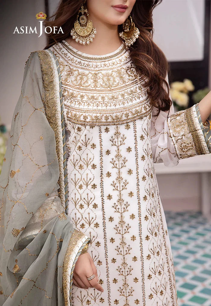 Asim Jofa White Embroidered Suit - photo 4