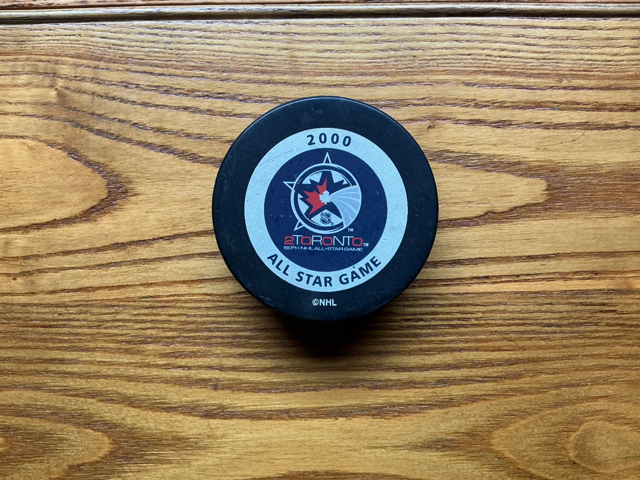2000 NHL 50th All-Star Game Official Hockey Puck - photo 3