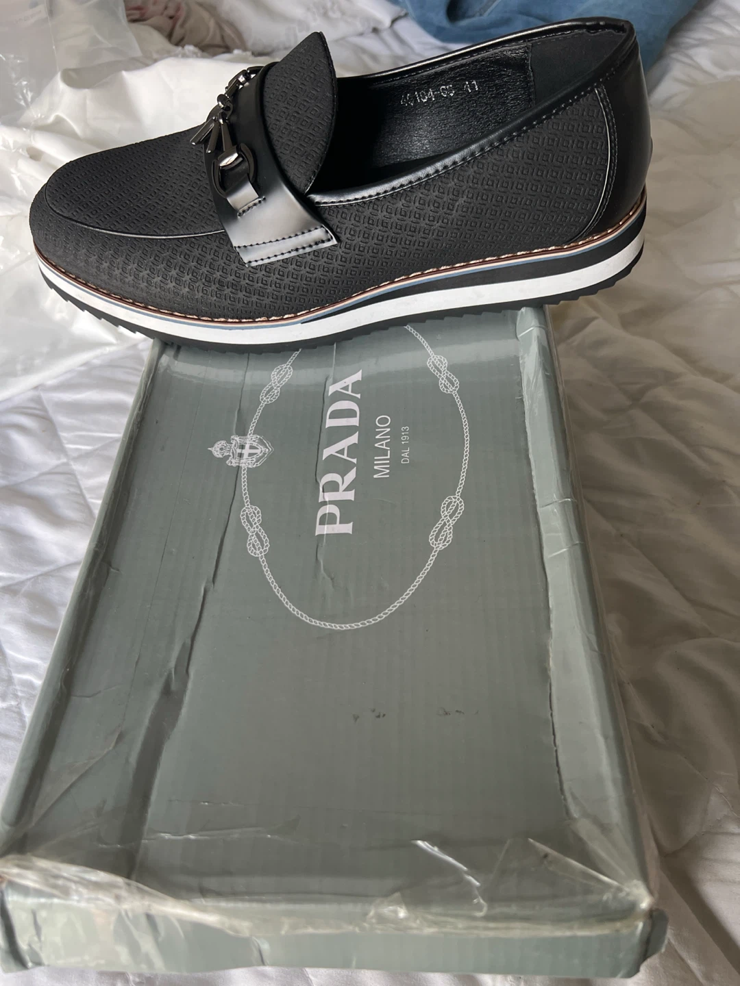 Black Prada Loafers Size 41