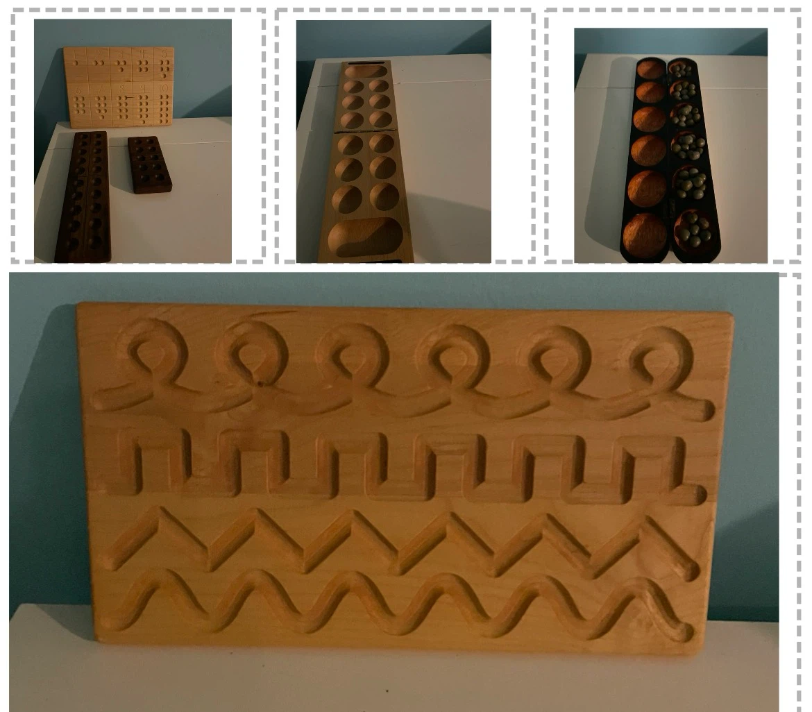 6 Montessori/ Waldorf inspired wooden learning boards