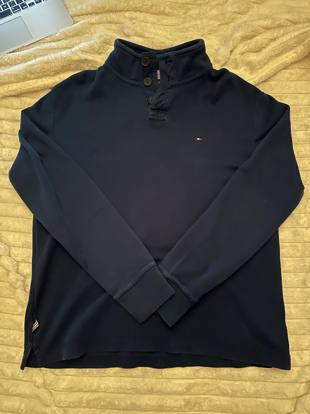 Tommy Hilfiger Snap Neck Pullover L/G